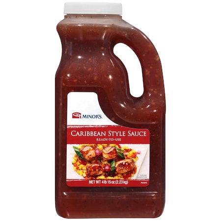 Minor's Caribbean Style Sauce Ready-To-Use .5 Gal., PK4